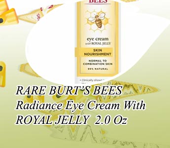 Burt's bees eye cream with royal jelly