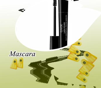 Dark gray mascara
