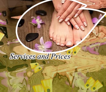 Manicure and pedicure prices
