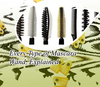 Mascara wand with no bristles