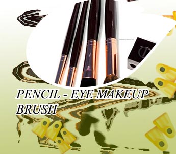 Pencil brush makeup