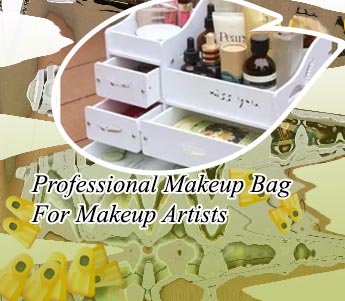 White makeup bag