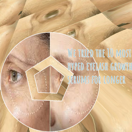 Eyelash serum results